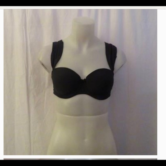 Marie Jo L’Aventure “Daniel” Bra 2 way 36/B. Navy Blue Sexy Cut Thick Straps NWT - Picture 5 of 14
